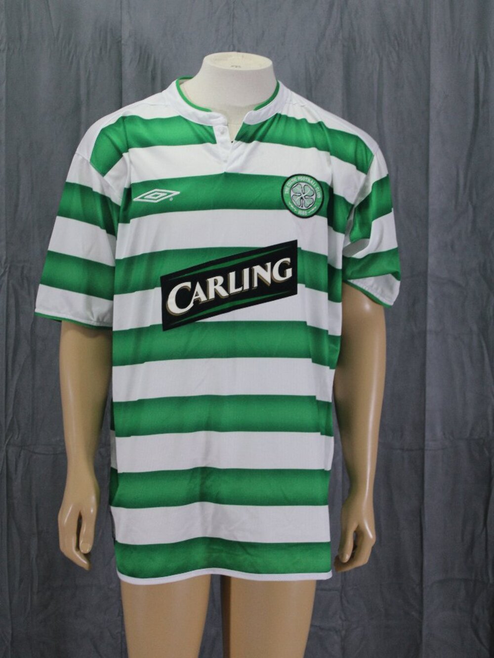 Celtic FC Jersey (VTG) - 2003 Home Jersey by Umbro - Men's XL
